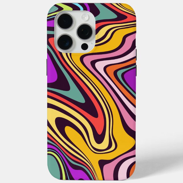 Funda De Case-Mate Para iPhone Seamless Marble Texture (Reverso )