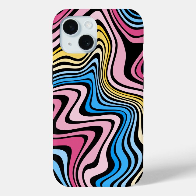 Funda De Case-Mate Para iPhone Seamless Marble Texture (Reverso )