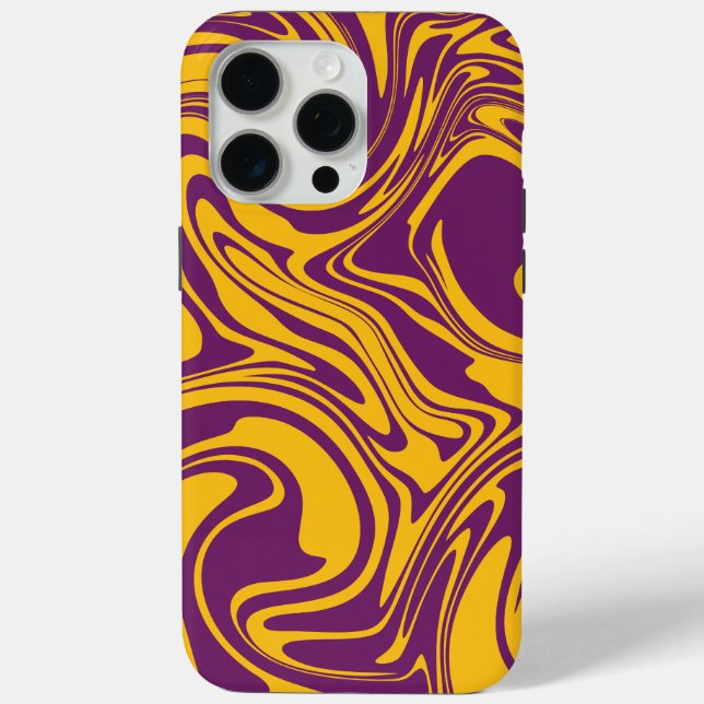 Funda De Case-Mate Para iPhone Seamless Marble Texture (Reverso )