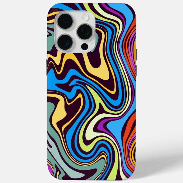 Funda De Case-Mate Para iPhone Seamless Marble Texture (Reverso )