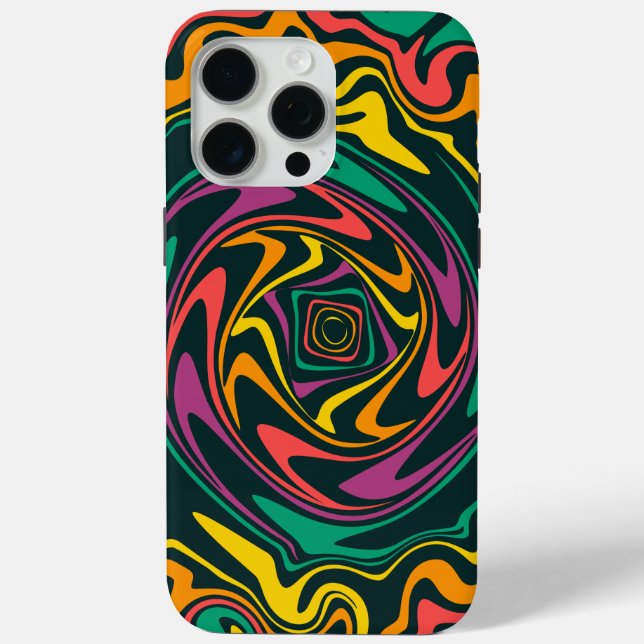 Funda De Case-Mate Para iPhone Seamless Marble Texture (Reverso )