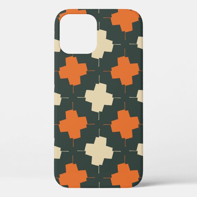 Funda De Case-Mate Para iPhone Seamless pattern with bright geometric elements on (Reverso )