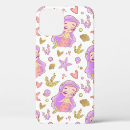 Funda Para iPhone 12  Seascape with Beach, Great Wave & Mount Sea Case