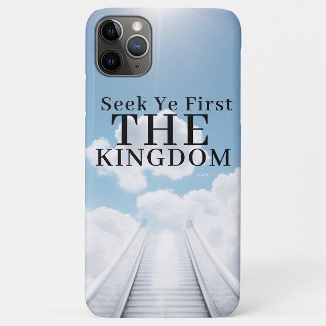 Funda De Case-Mate Para iPhone Seek Ye First - estuche para iPhone / iPad (Reverso)