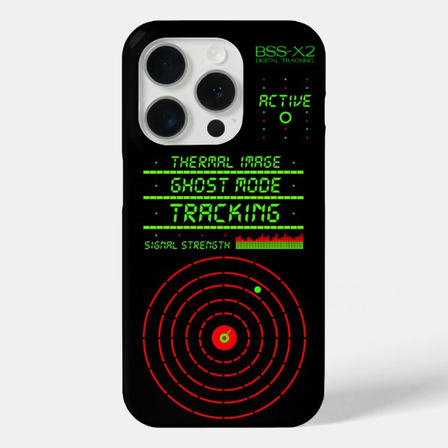 Funda De Case-Mate Para iPhone Seguimiento digital de sistemas de seguridad falso (Reverso )