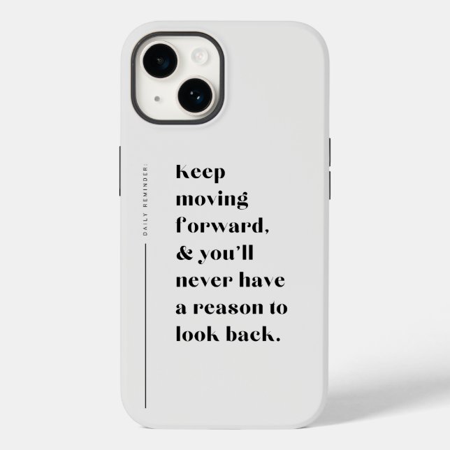 Funda De Case-Mate Para iPhone Seguir Avanzando Inspiración (Reverso )