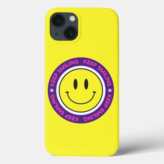 Funda De Case-Mate Para iPhone Seguir sonriendo (Reverso)