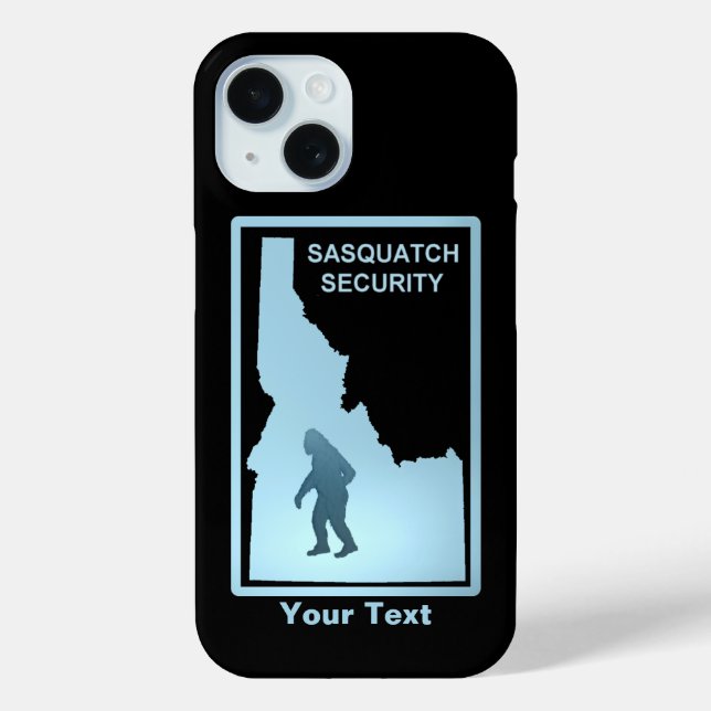 Funda De Case-Mate Para iPhone Seguridad Sasquatch - Estuche para iPhone Idaho Fu (Reverso )