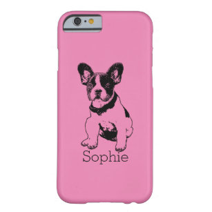 Funda Barely There Para iPhone 6 Selección personalizada del perrito del bulldog