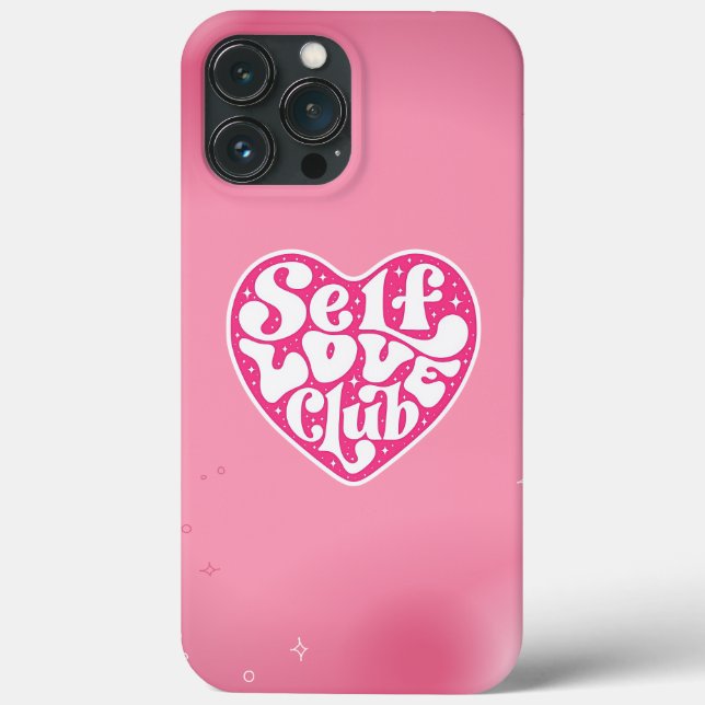 Funda De Case-Mate Para iPhone Self Love Club (Reverso )