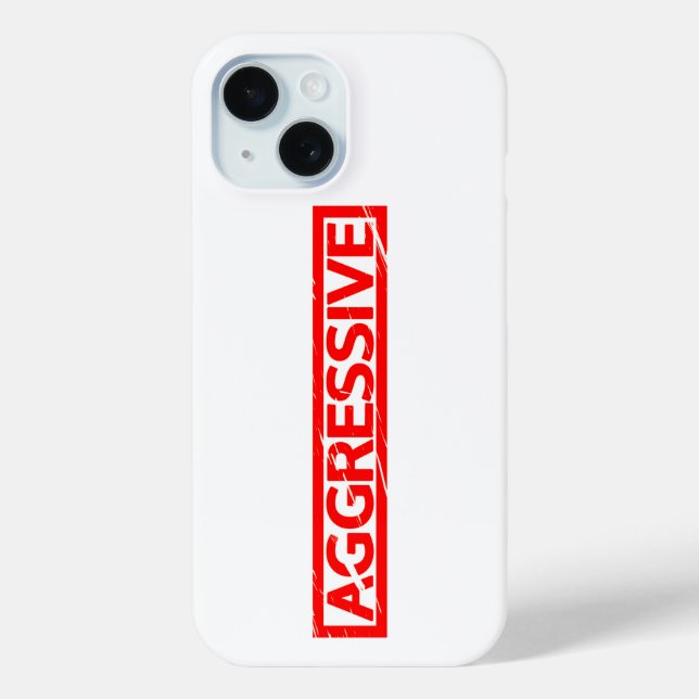 Funda De Case-Mate Para iPhone Sello agresivo (Reverso )