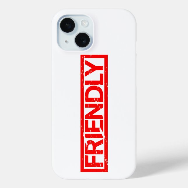 Funda De Case-Mate Para iPhone Sello amigable (Reverso )