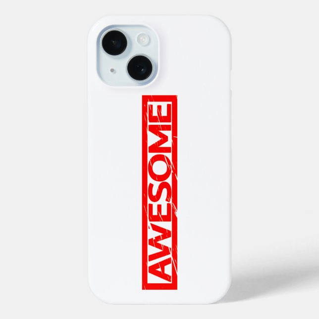 Funda De Case-Mate Para iPhone Sello asombroso (Reverso )