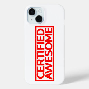 Funda Para iPhone 15 Sello Awesome certificado