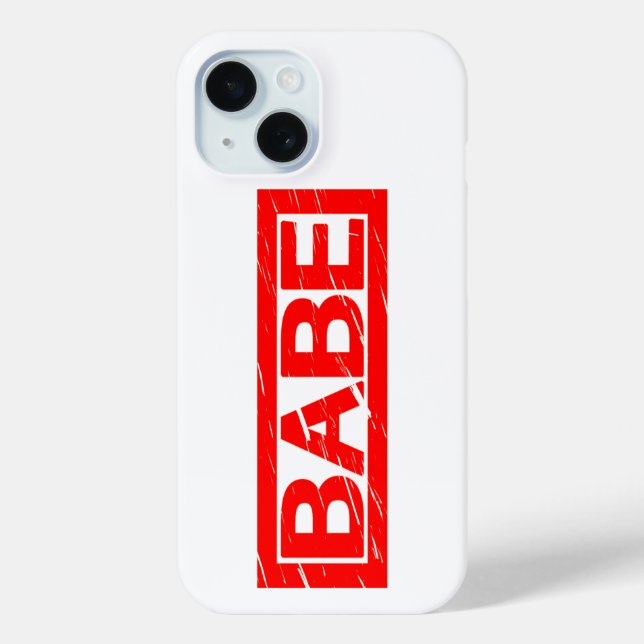 Funda De Case-Mate Para iPhone Sello Babe (Reverso )