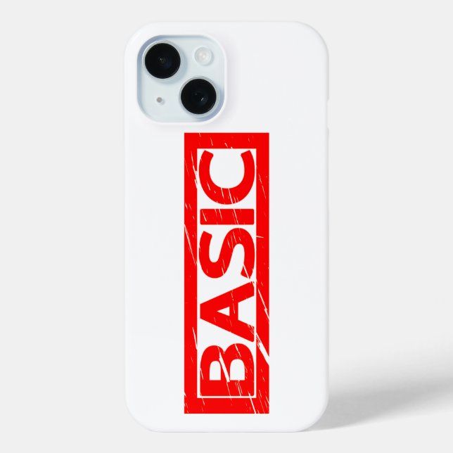 Funda De Case-Mate Para iPhone Sello Básico (Reverso )