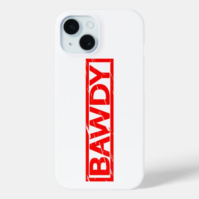 Funda De Case-Mate Para iPhone Sello Bawdy (Reverso )