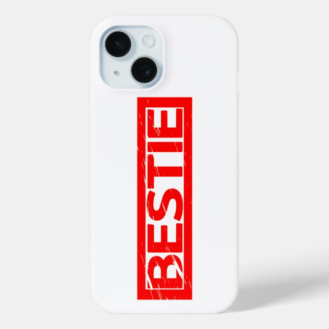 Funda De Case-Mate Para iPhone Sello Bestie (Reverso )