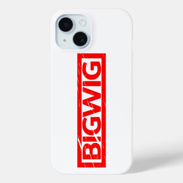Funda De Case-Mate Para iPhone Sello Bigwig (Reverso )