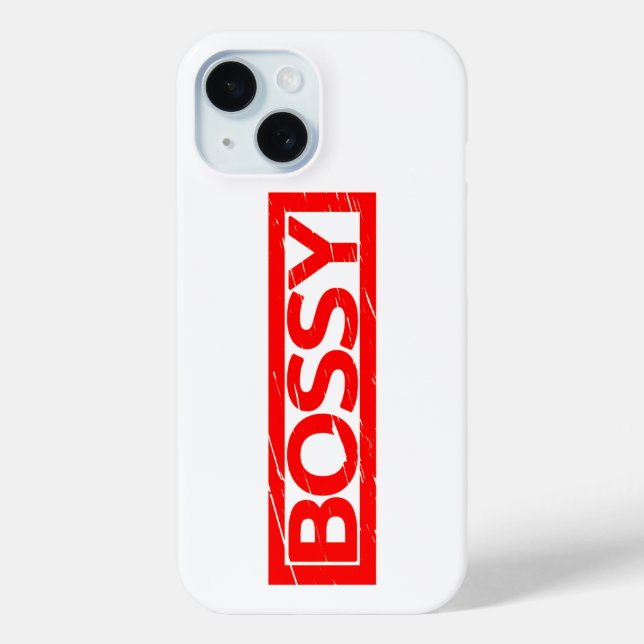 Funda De Case-Mate Para iPhone Sello Bossy (Reverso )