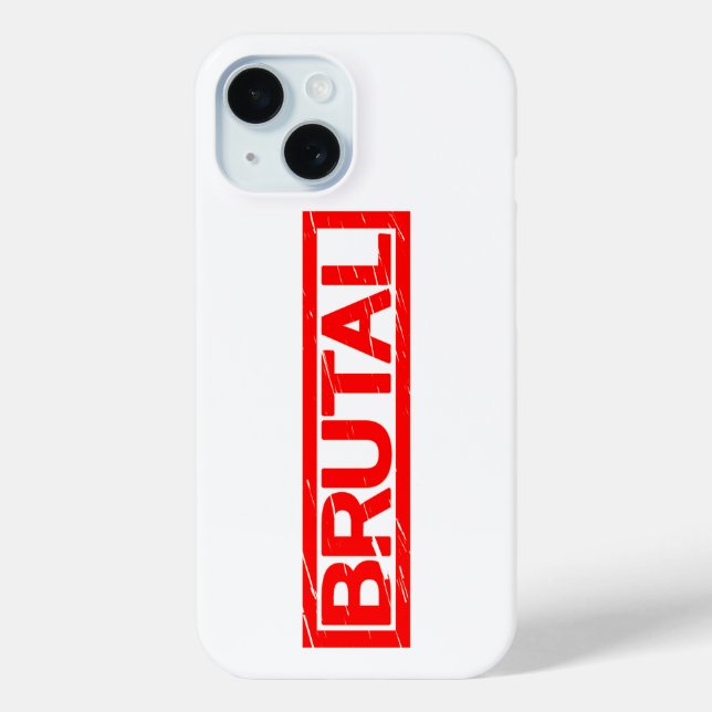 Funda De Case-Mate Para iPhone Sello Brutal (Reverso )