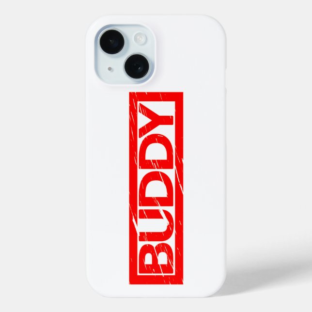 Funda De Case-Mate Para iPhone Sello Buddy (Reverso )