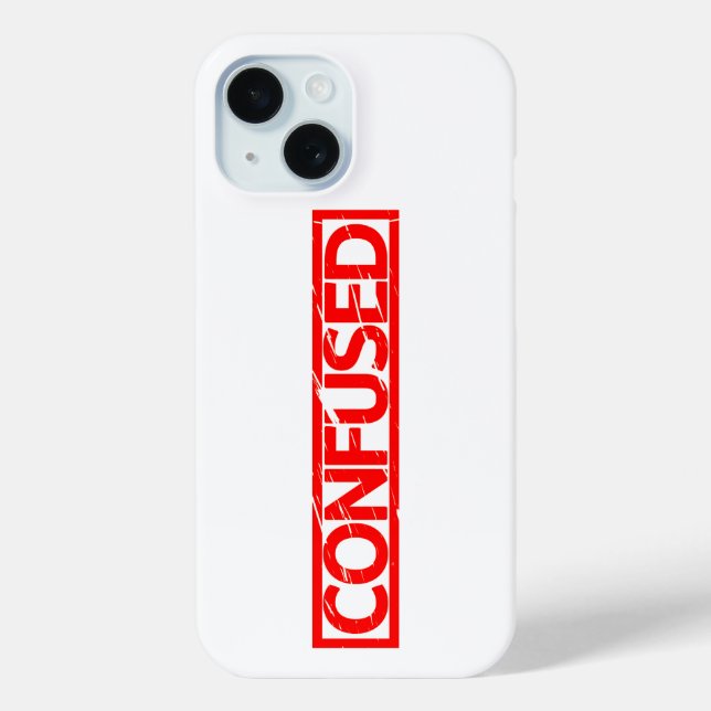 Funda De Case-Mate Para iPhone Sello confuso (Reverso )