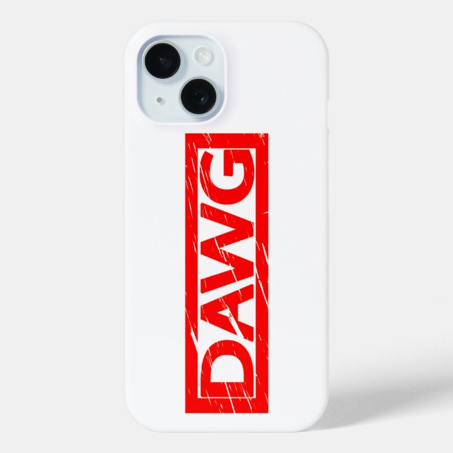 Funda De Case-Mate Para iPhone Sello Dawg (Reverso )