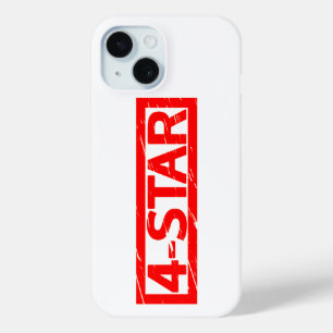 Funda Para iPhone 15 Sello de 4 estrellas