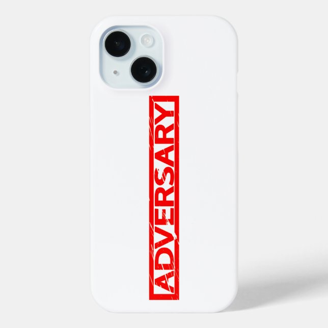 Funda De Case-Mate Para iPhone Sello de adversario (Reverso )