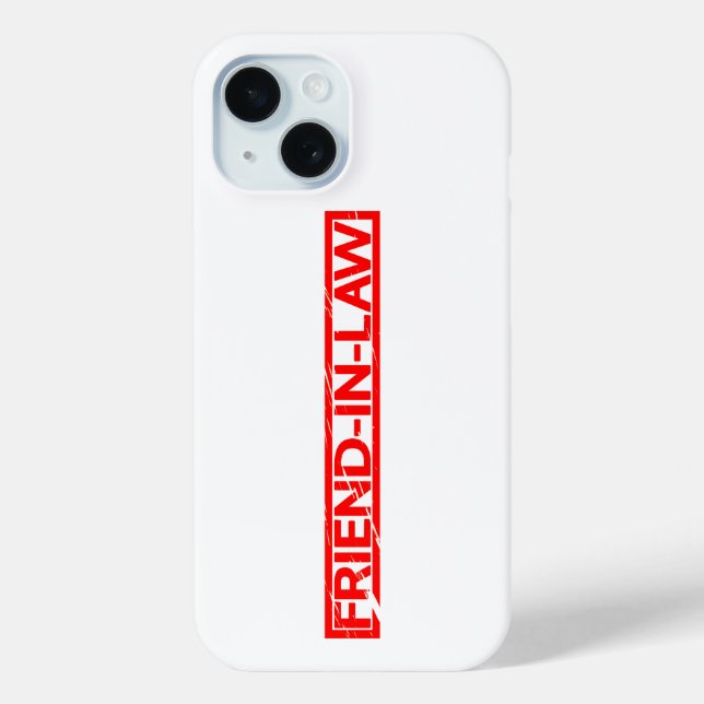 Funda De Case-Mate Para iPhone Sello de amigo (Reverso )