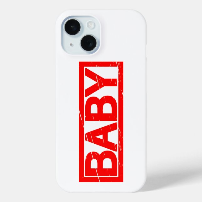 Funda De Case-Mate Para iPhone Sello de bebé (Reverso )