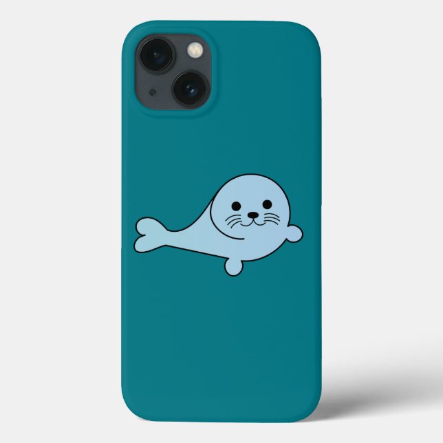 Funda De Case-Mate Para iPhone Sello de Bebé Adorable (Reverso)