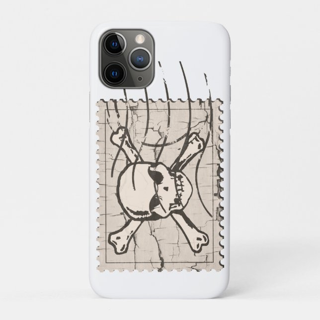 Funda De Case-Mate Para iPhone Sello de Calavera (Reverso)
