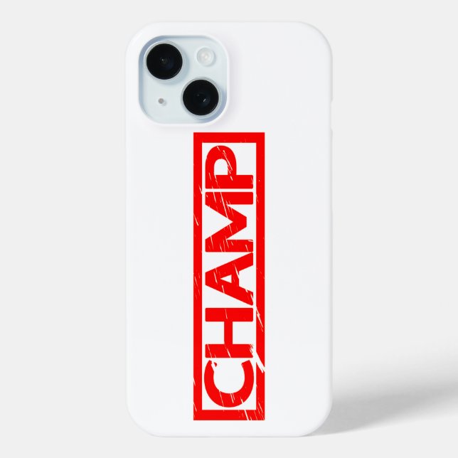 Funda De Case-Mate Para iPhone Sello de campeón (Reverso )