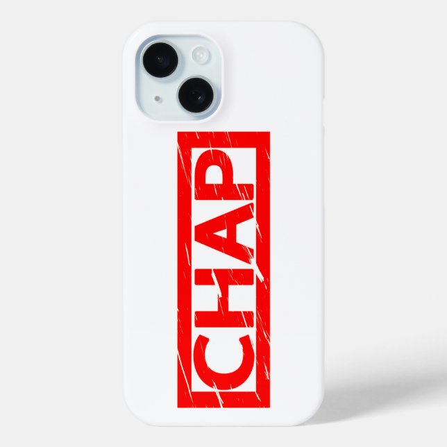 Funda De Case-Mate Para iPhone Sello de chap (Reverso )