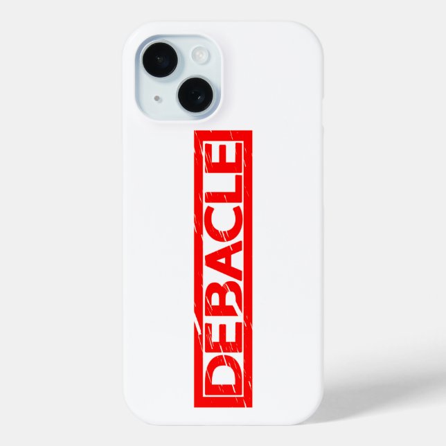 Funda De Case-Mate Para iPhone Sello de debacle (Reverso )