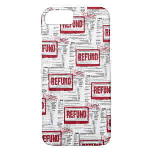 Funda Para iPhone 8/7 sello de devolución de impuestos