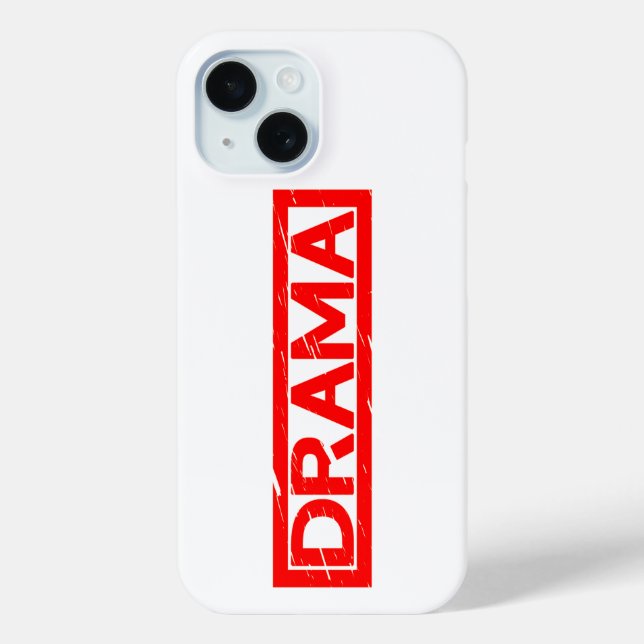 Funda De Case-Mate Para iPhone Sello de Drama (Reverso )