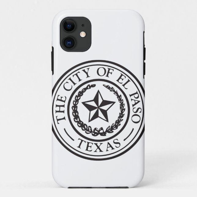 Funda De Case-Mate Para iPhone Sello de El Paso (Reverso)