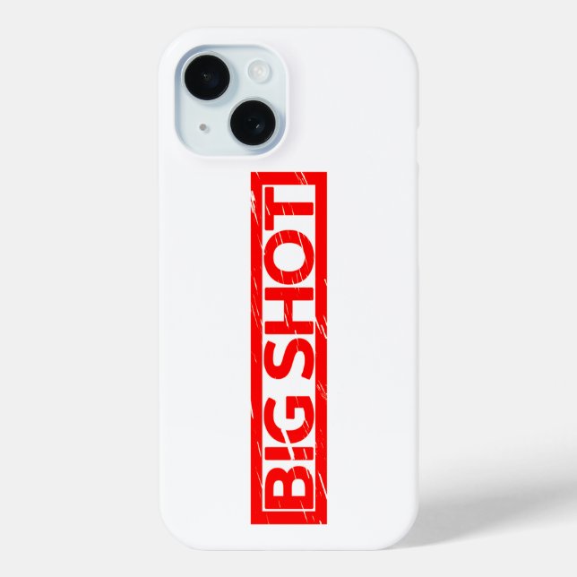 Funda De Case-Mate Para iPhone Sello de gran disparo (Reverso )