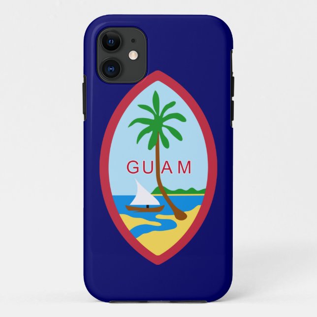 Funda De Case-Mate Para iPhone Sello de Guam (Reverso)