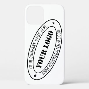 Funda Para iPhone 12 Pro Sello de la empresa con logotipo comercial de pers