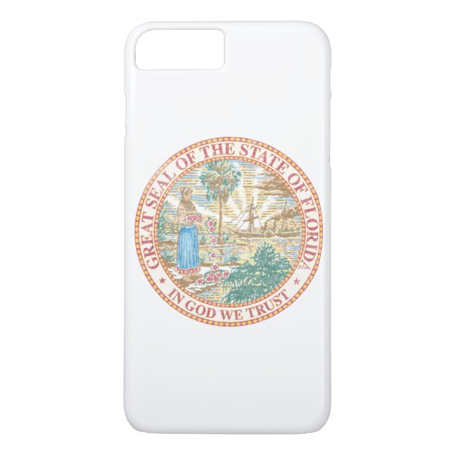Funda De Case-Mate Para iPhone Sello de la Florida (Reverso)