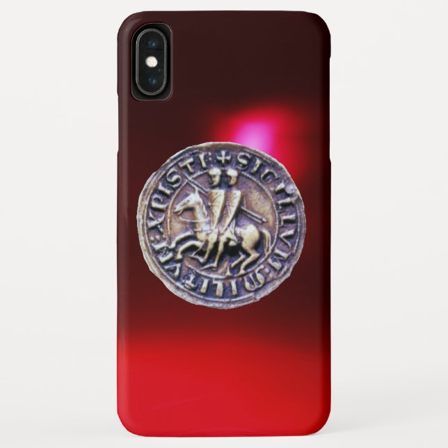 FUNDA DE Case-Mate PARA iPhone SELLO DE LA PLANTILLA DE KNIGHTS (Reverso)
