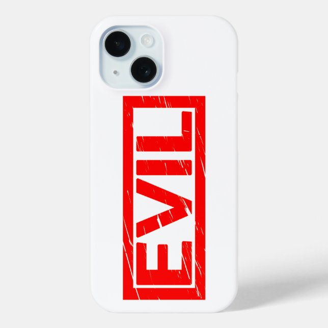 Funda De Case-Mate Para iPhone Sello de maldad (Reverso )