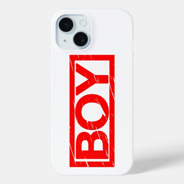 Funda De Case-Mate Para iPhone Sello de niño (Reverso )
