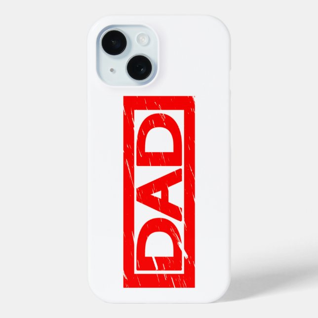 Funda De Case-Mate Para iPhone Sello de papá (Reverso )