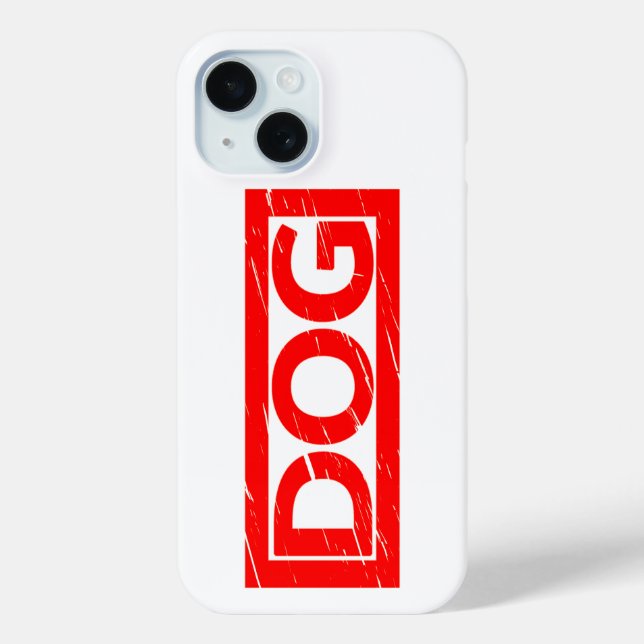 Funda De Case-Mate Para iPhone Sello de perro (Reverso )