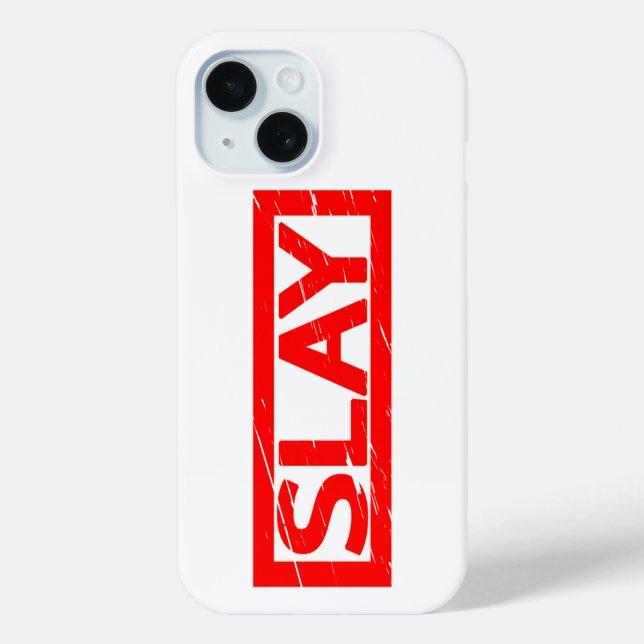 Funda De Case-Mate Para iPhone Sello de Slay (Reverso )